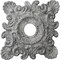 Ekena Millwork Crawley Medallion (Canopies up to 6 3/4"), 18"W x 18"H x 3 1/4"ID x 1 1/2"P, Ultra Pure White CM18CRUWC - alternate 1